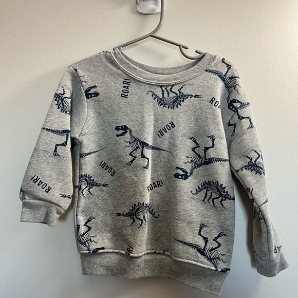 Lot of 3T Sweatshirts - 3 pieces total.  Baby Shark, Spiderman, dinosaur print. - Picture 3 of 3